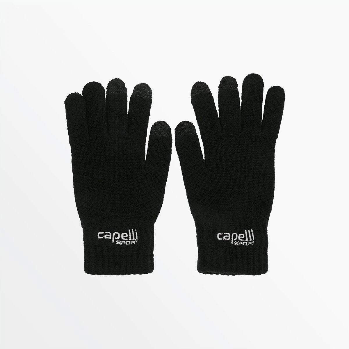 CapelliSport YOUTH BRANDED KNIT GLOVE WITH 3 FINGER TOUCH 1 CapelliSport YOUTH BRANDED KNIT GLOVE WITH 3 FINGER TOUCH