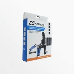 CapelliSport FITNESS EQUIPMENT FLAT RESISTANCE BAND WITH HANDLES