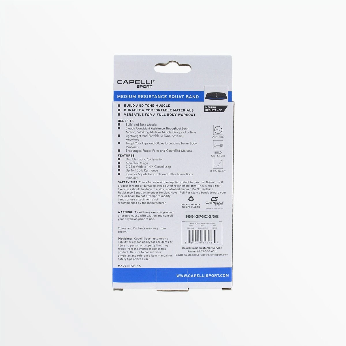 CapelliSport MEDIUM LOOPED FABRIC RESISTANCE FITNESS EQUIPMENT 4 CapelliSport MEDIUM LOOPED FABRIC RESISTANCE FITNESS EQUIPMENT