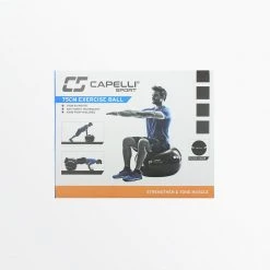 CapelliSport 75CM EXERCISE BALL FITNESS EQUIPMENT