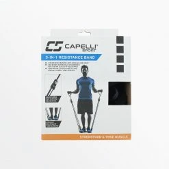 CapelliSport FITNESS EQUIPMENT 3-IN-1 RESISTANCE BAND