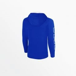 Capellisport.com YOUTH LIFESTYLE FLEECE HOODIE WITH LOGO AND 4 CUBE SLEEVES