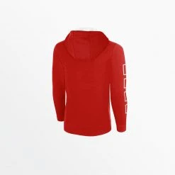 Capellisport.com MEN'S LIFESTYLE FLEECE HOODIE WITH LOGO AND 4 CUBE SLEEVES