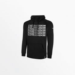 Capellisport.com TOPS YOUTH LIFESTYLE THERMA FLEECE PULLOVER HOODIE W/ FRONT REPEATING LOGO