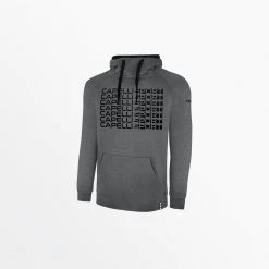 Capellisport.com MEN'S LIFESTYLE THERMA FLEECE PULLOVER HOODIE W/ FRONT REPEATING LOGO