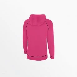 Capellisport.com WOMEN’S LIFESTYLE EMPIRE PULLOVER HOODIE WITH PIPING SHOP ALL