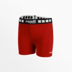 CapelliSport BOTTOMS GIRL'S 4" PERFORMANCE SHORTS 18 CapelliSport BOTTOMS GIRL'S 4