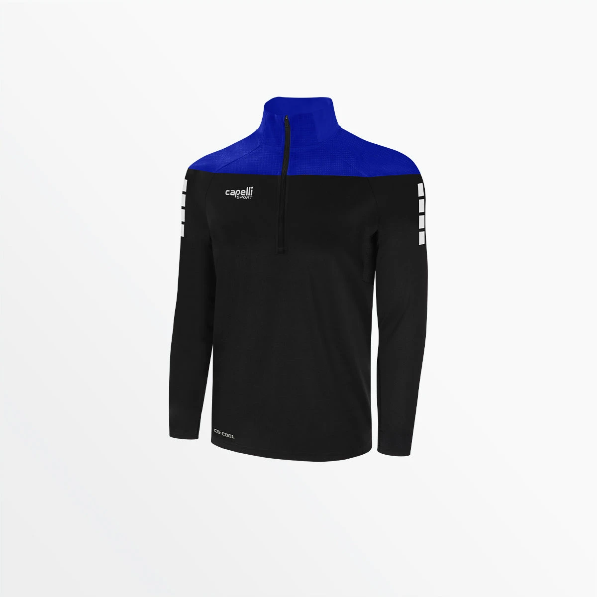 AGA-3847BLACKROYALBLUE.jpg CapelliSport TOPS MEN'S TRIBECA 1/4 ZIP TRAINING JACKET