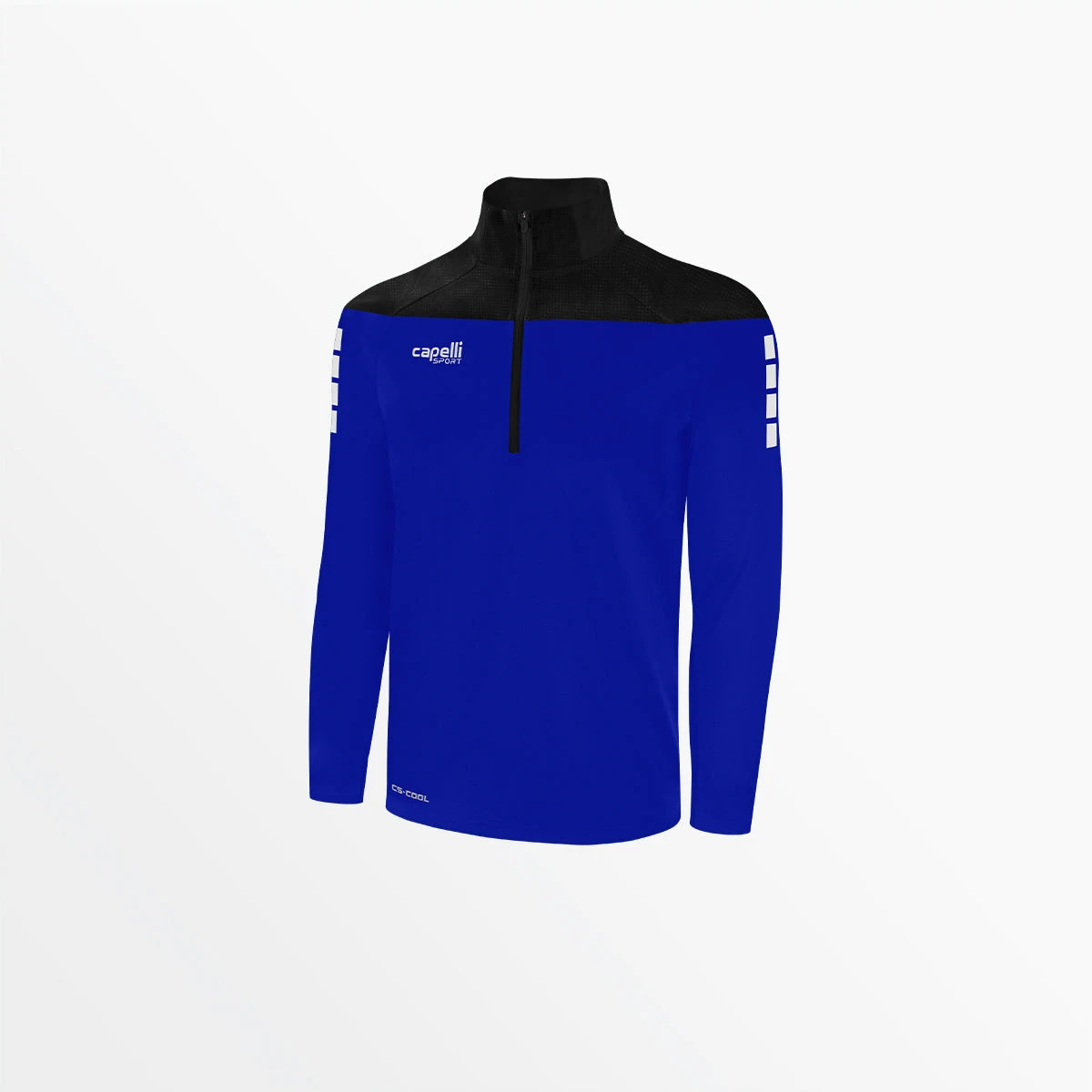 AGA-3847ROYALBLUEBLACK.jpg CapelliSport TOPS MEN'S TRIBECA 1/4 ZIP TRAINING JACKET