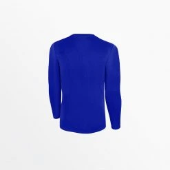 Capellisport.com YOUTH BASICS CREW NECK LONG SLEEVE POLY TEE