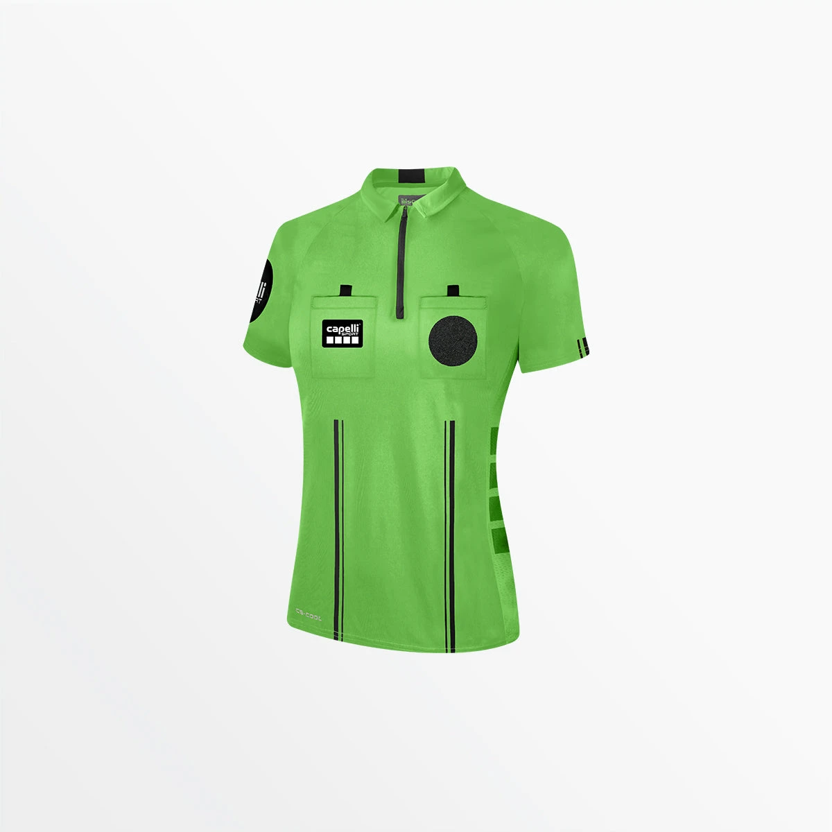 CapelliSport TOPS WOMEN'S OFFICIAL REFEREE 1/4 ZIP SHORT SLEEVE JERSEY 3 CapelliSport TOPS WOMEN'S OFFICIAL REFEREE 1/4 ZIP SHORT SLEEVE JERSEY