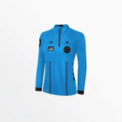 CapelliSport TOPS WOMEN'S OFFICIAL REFEREE 1/4 ZIP LONG SLEEVE JERSEY