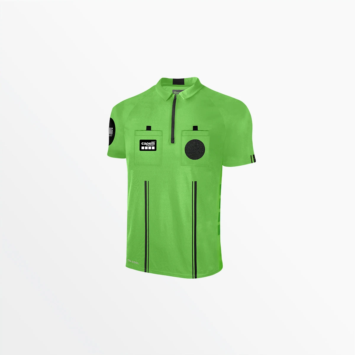 CapelliSport TOPS MEN'S OFFICIAL REFEREE 1/4 ZIP SHORT SLEEVE JERSEY 1 CapelliSport TOPS MEN'S OFFICIAL REFEREE 1/4 ZIP SHORT SLEEVE JERSEY