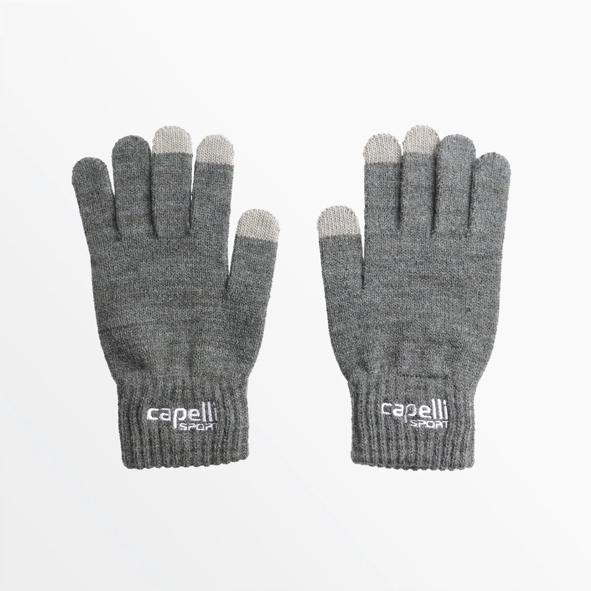 CapelliSport YOUTH BRANDED KNIT GLOVE WITH 3 FINGER TOUCH 2 CapelliSport YOUTH BRANDED KNIT GLOVE WITH 3 FINGER TOUCH